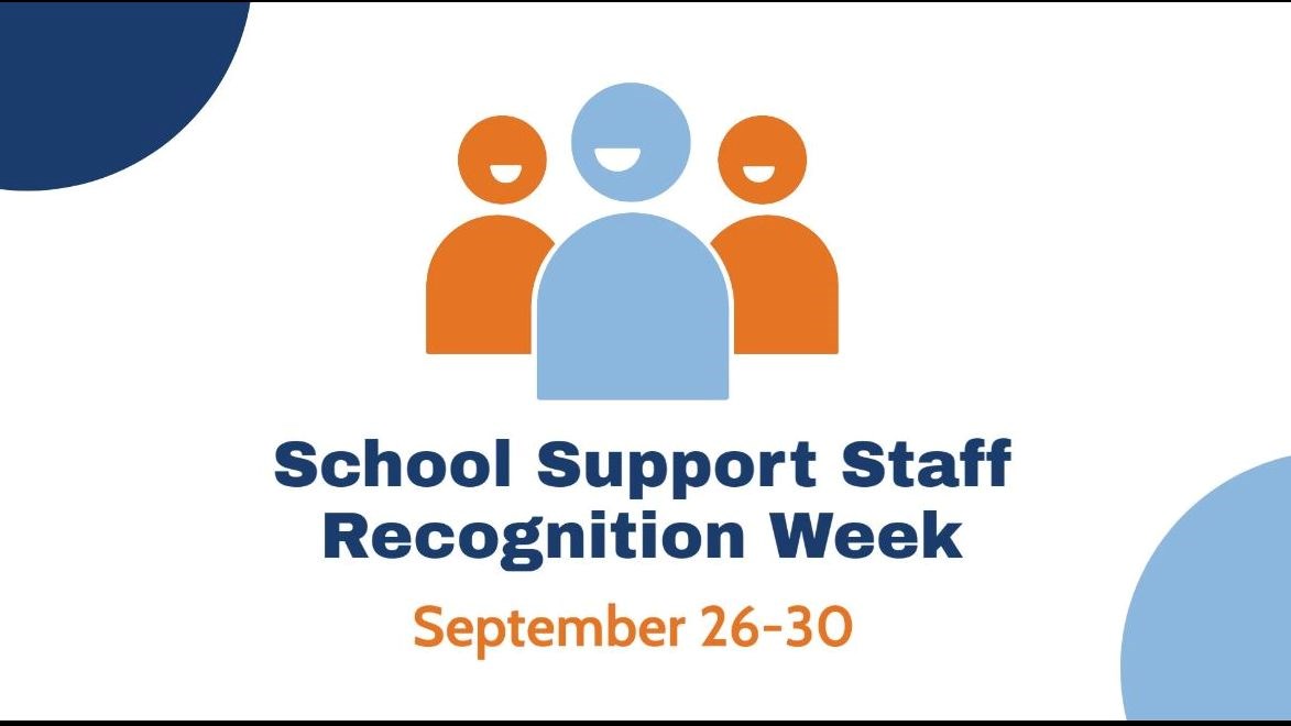 School Support Staff Recognition Week runs from Sep 2630